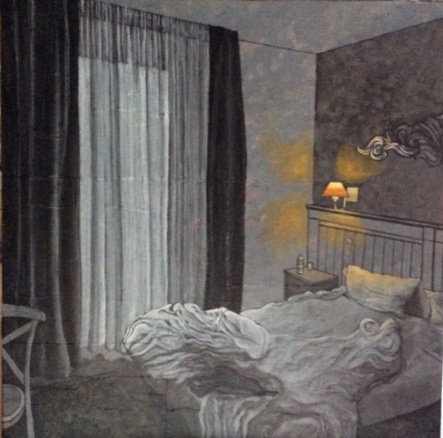 16 - chambres d'hotel (format 80x80cm)
